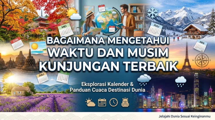 Bagaimana mengetahui Waktu dan Musim Kunjungan terbaik